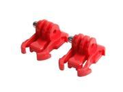 TMC Quick Release Surface Buckle for GoPro Hero 4 3 3 2 1 Pack of 2 Red