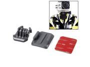 SIXXY Gopro Helmet Curved Surface 3M VHB Sticker Mount Stand Kit for GoPro Hero 4 3 3 2 1 Grey