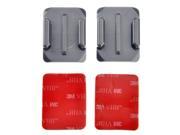 ST 12 2 x Curved Surface Adapters 2 Adhesive Mount Stickers for GoPro Hero 4 3 3 2 1 Grey