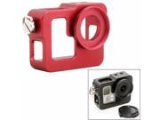 Aluminium Alloy Housing Shell Matel Protective Case for GoPro Hero 4 3 3 ST 121 Red