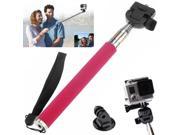 ST 55 Extendable Pole Monopod with Tripod Mount Adapter for Gopro Hero 4 3 3 2 1 Red