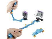 TMC HR209 Foldable Pocket Stabilizer Grip Mount Monopod for Gopro Hero 4 3 3 2 Blue