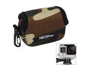 GN 7 Camouflage Pattern GoPro Accessories Waterproof Housing Neoprene Inner Protective Bag Camera Pouch for GoPro Hero4 3 3