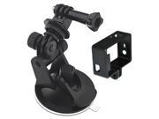 2 in 1 Suction Cup Mount Frame Mount Set for GoPro HERO4 3 3