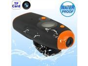 HD Waterproof Action Helmet Camera Sports Camera Bicycle Camera Support TV Output TF Card