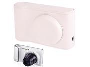 Leather Camera Case Bag for Samsung EK GC100 White