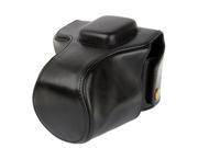 Digital Leather Camera Case Bag with Strap for Olympus EPL5
