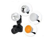 Universal Flash Diffuser with White and Orange Flash Diffusers