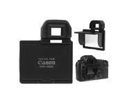 Digital LCD Sunshade Hood Screen Protector for Canon EOS 450D Black