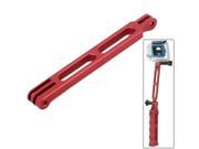 Precise CNC Aluminum Alloy Tactical Extension Arm for GoPro Hero 4 3 3 2 1 ST 135 Red