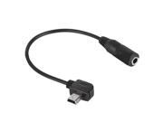 10pin Mini USB to 3.5mm Mic Adapter Cable for GoPro HERO3