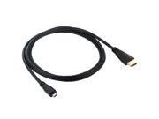 Full 1080P Video HDMI to Micro HDMI Cable for GoPro HERO 4 3 3 2 1 SJ4000 Length 1.5m