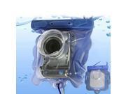 Bingo Waterproof Bag for Digital Camera Size 150 x 140 mm Lens Dia. Length 58 31 mm Blue
