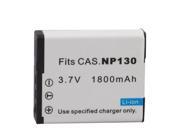 NP130 Battery for Casio EX H30 White