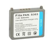 S303 Battery for Panasonic Digital Camera