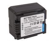 VW VBG130 1400mAh Rechargeable Lithium Ion Battery Pack for Panasonic HDC SD1 TM HS 700 Series Black