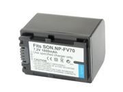 NP FV70 7.2V 1800mAh Battery for Sony HDR XR550E XR350E XR150E
