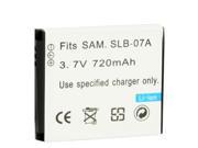 SLB 07A Battery for Samsung Digital Camera