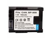 BP808 Battery for Canon FS10 FS100 Black