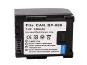 BP809 Battery for Canon HF10 HF100 HF11 HG21 VIXIA HF10 VIXIA HF100 IVIS HF10 IVIS HF100 Black