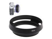 Metal Vented Lens Hood for Lens with 58mm Filter Thread