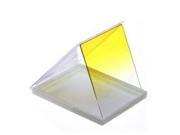 Square Gradual Change Yellow Color Lens Filter Yellow