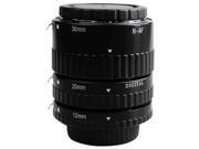DEBO N J 3 Rings Macro Extension Metal Tube Set for Nikon All Lens 12mm 20mm 36mm Ring Black