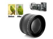 2X 58mm Professional Telephoto Lens for Canon 350D 400D 450D 500D 1000D 550D 600D 1100D