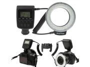 RF 550E 48 LED Macro LED Ring Flash with Eight Kinds Ring Choose for Sony A580 A900 A200 A350 A290 Black
