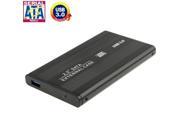 High Speed 2.5 inch HDD SATA External Case Support USB 3.0 Black