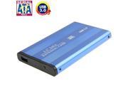 High Speed 2.5 inch HDD SATA External Case Support USB 3.0 Blue