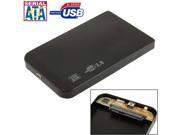 2.5 inch SATA HDD External Case Size 126mm x 75mm x 13mm Black