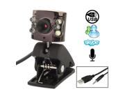 5.0 Mega Pixels PC Camera with Night Light Microphone Packing Switch