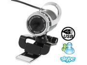 5.0 Mega Pixels 10X Digital Zoom USB 2.0 Driverless PC Camera Webcam with Clip Support 360 Degree Rotation Cable Length 1.1m