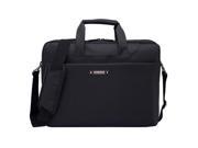 14.1 inch Portable One Shoulder Waterproof Nylon Laptop Bag Black 301