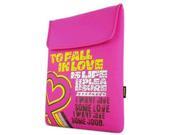 ENKAY ENK 2201 13 13.5 inch Classical Series Heart Pattern Protective Laptop Bag Pink