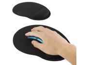 Cloth Wrist Rest Mouse Pad Black
