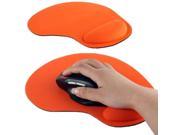 Ultra Slim Cloth Wrist Rest Mouse Pad Orange