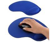 Ultra Slim Cloth Wrist Rest Mouse Pad Blue