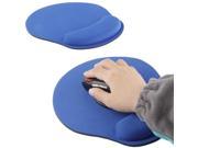 Cloth Gel Wrist Rest Mouse Pad Blue