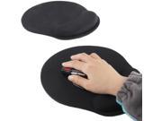 Cloth Gel Wrist Rest Mouse Pad Black