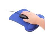 Ax Shape Ultra Slim Gel Cloth Wrist Supporter Mouse Pad Blue