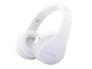 NX 8252 Bluetooth Headphone Fold High Fidelity Surround Sound Wireless Stereo Headset with Mic White