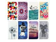 Colorful Grid Pattern Cross Texture Leather Case with Holder Card Slots for Samsung Galaxy E5