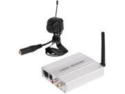 2.4GHz Wireless Camera and Receiver Built in Microphone for Audio Monitoring Max Support 4 Cameras