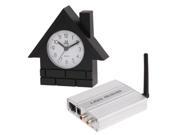 2.4G Wireless Hidden Clock Style Camera and Receiver Built in microphone for audio monitoring Max support 4 camera
