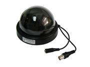 Color Dome CCD Camera With SHARP Chipset Black