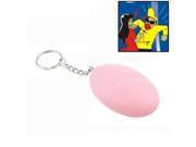 Football Personal Alarm Safety Keychain Pink