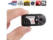 Q5 720P Mini Thumb DV Camcorder Sport Camera with Night Vision TF Card Slot 5 LED Built in Microphone Black