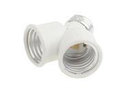 E27 to 2 E27 Light Bulbs Conversion Socket Double Lamp Socket